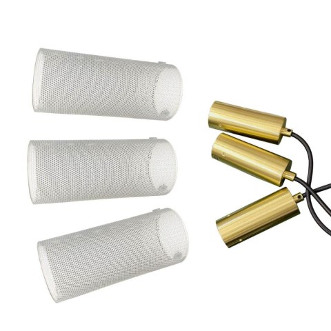 Lampa wisząca Tirana 3 biała 3xE27 Light Prestige