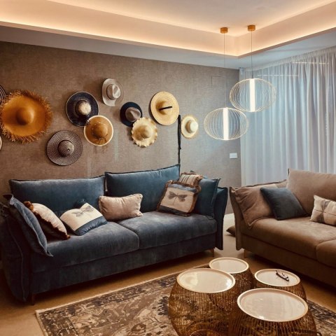 Lampa wisząca Treviso złota LED CCT Light Prestige