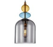 Lampa wisząca Tropea 1xE27 dymna, duża LP-2004/1P L SM