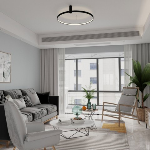 Plafon Ring S czarny LED CCT Light Prestige