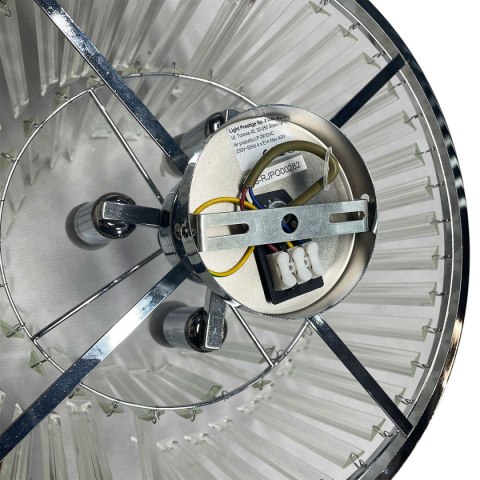 Light Prestige Plafon Vetro 4 srebrny 4xE14