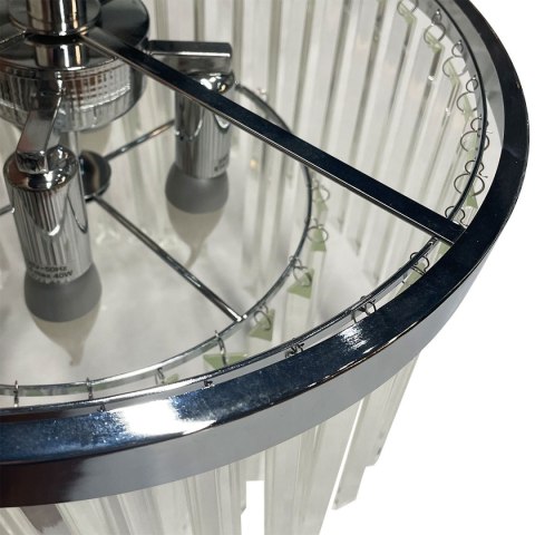 Light Prestige Plafon Vetro 4 srebrny 4xE14
