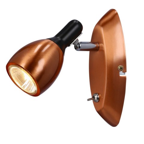 Kinkiet 1xGU10 miedziany CROSS 91-32768