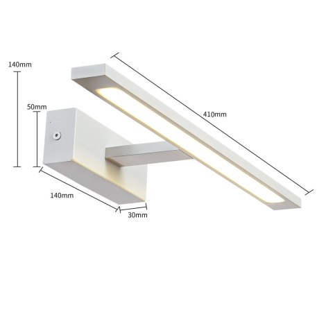 Kinkiet Isla biały 41cm IP44 LED CCT Light Prestige
