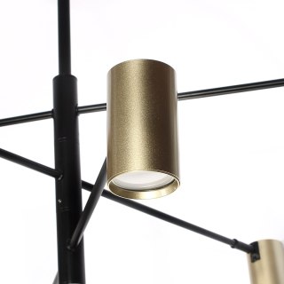 Lampa 6 x spot GU10 DD-40 czarno-złota.