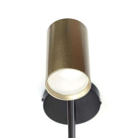 Lampa 6 x spot GU10 DD-40 czarno-złota.