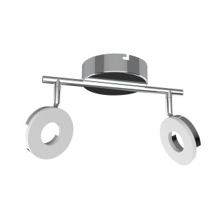 Lampa listwa ścienna/sufitowa chrom LED 2x5W Thema 92-60778