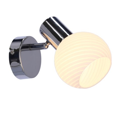 Lampa ścienna kinkiet 1X40W E14 chrom TURNO 91-94189