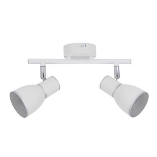 Lampa ścienna listwa 2X40W E14 biały/chrom FIDO 92-63373