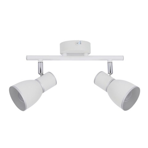 Lampa ścienna listwa 2X40W E14 biały/chrom FIDO 92-63373