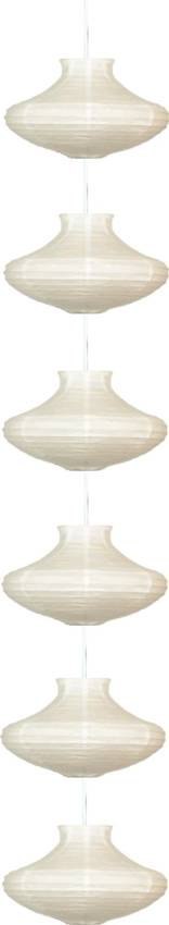 Lampa sufitowa Candellux 3494061-00 Griff 6 PAPIEROWY BIAŁY E-14 40W