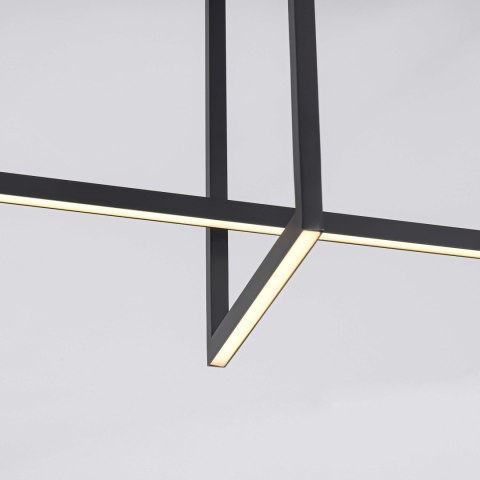 Lampa sufitowa Frame 3D 3000K 1xLED czarna LP-980/3D3 BK