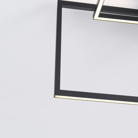 Lampa sufitowa Frame 3D 3000K 1xLED czarna LP-980/3D3 BK