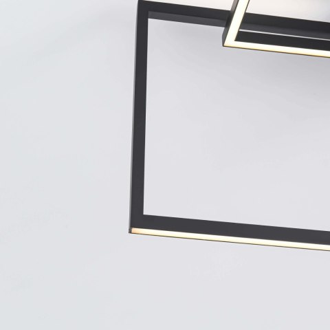 Lampa sufitowa Frame 3D 3000K 1xLED czarna LP-980/3D3 BK