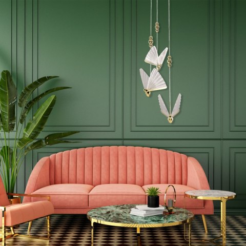 Lampa wisząca Mariposa 3 złota LED CCT Light Prestige