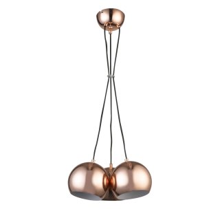 Żyrandol Lampa wisząca Rame 3xE27 miedziana LP-2014/3P