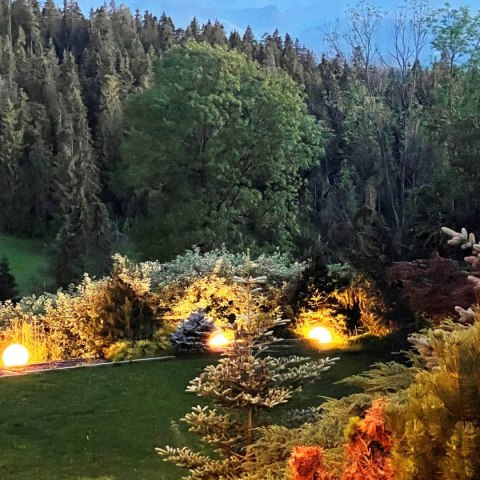 Lampa ogrodowa Gaja 50 cm biała 1xE27 Light Prestige