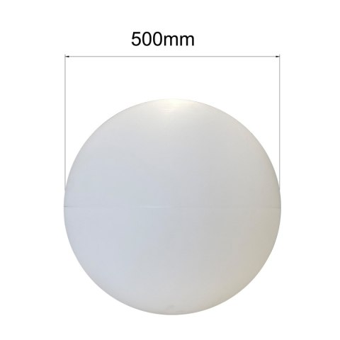 Lampa ogrodowa Gaja 50 cm biała 1xE27 Light Prestige