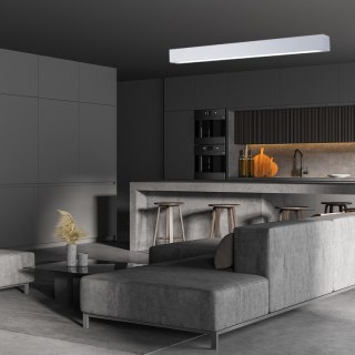 Lampa sufitowa Ibros 93 cm biała 24W IP44 LED CCT Light Prestige