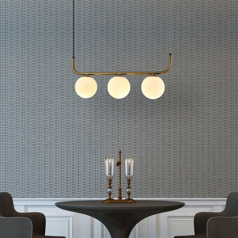 Lampa wisząca Alisa złota 3xE14 Light Prestige