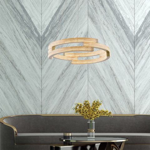 Lampa wisząca Tarja złota LED CCT Light Prestige