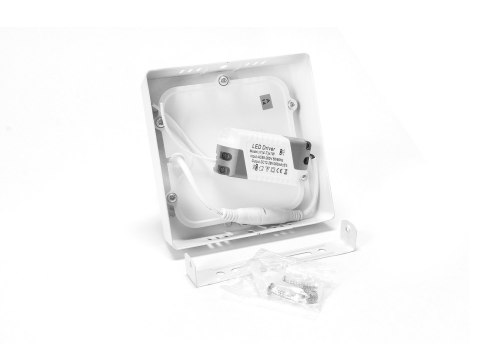 Panel LED NATYNKOWY PLAFON SUFITOWY KWADRAT LAMPA 6W biała zimna