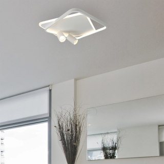 Plafon Parma 2 kwadratowy biały 2xGU10 LED CCT Light Prestige