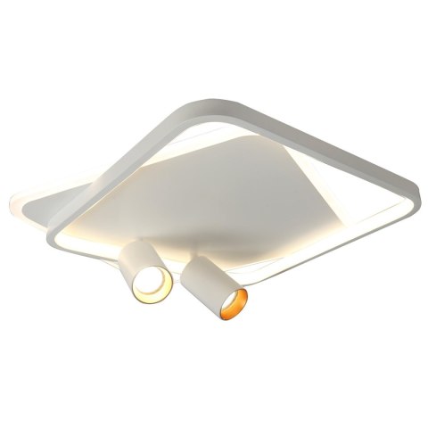 Plafon Parma 2 kwadratowy biały 2xGU10 LED CCT Light Prestige