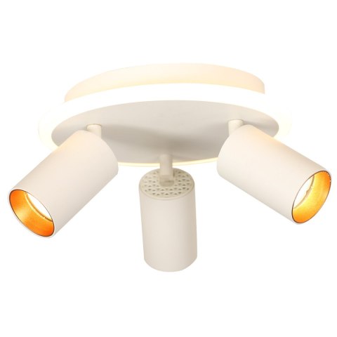 Plafon Parma 3 okrągły biały 3xGU10 LED CCT Light Prestige