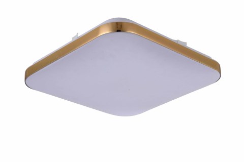 Plafon kwadratowy Babilon 33 cm złoty LED 4000K Light Prestige