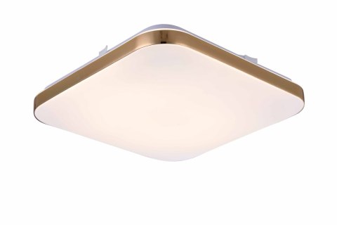 Plafon kwadratowy Babilon 33 cm złoty LED 4000K Light Prestige