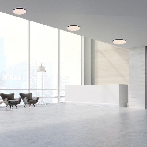 Plafon Babilon 38 cm czarny LED 4000K Light Prestige