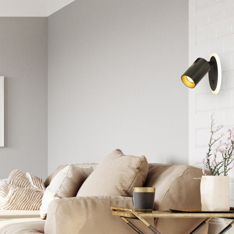 Spot Parma 1 czarny 1xGU10 LED CCT Light Prestige