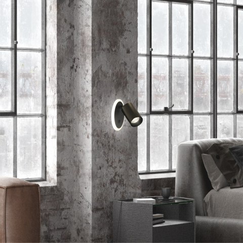 Spot Parma 1 czarny 1xGU10 LED CCT Light Prestige