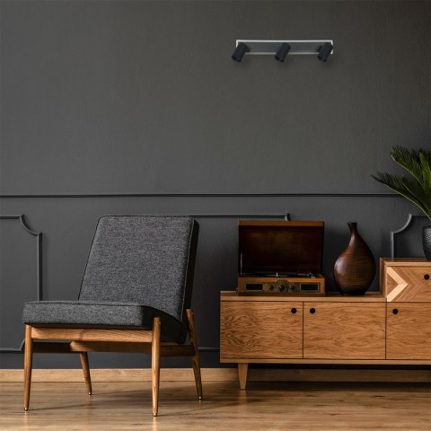 Spot Parma 3 czarny 3xGU10 LED CCT Light Prestige