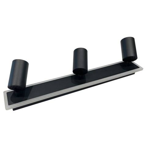 Spot Parma 3 czarny 3xGU10 LED CCT Light Prestige