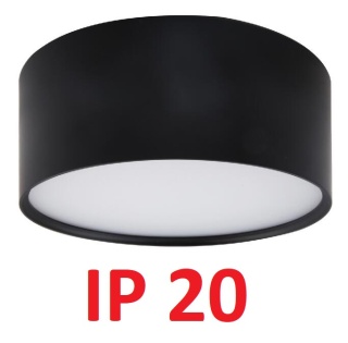 Lampa sufitowa OPRAWA NATYNKOWA IP20 Kendal czarna BARWA ŚWIATŁA CIEPŁA