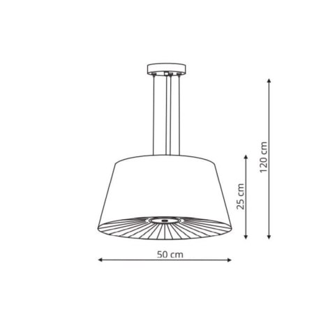 Lampa wisząca Bali 4xE27 biała LP-1322/1P WH