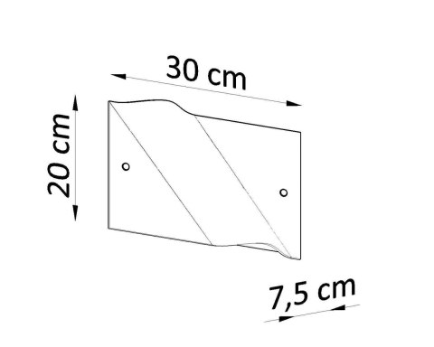 LAMPA KINKIET ŚCIENNY LED NOWOCZESNY BUBBLE
