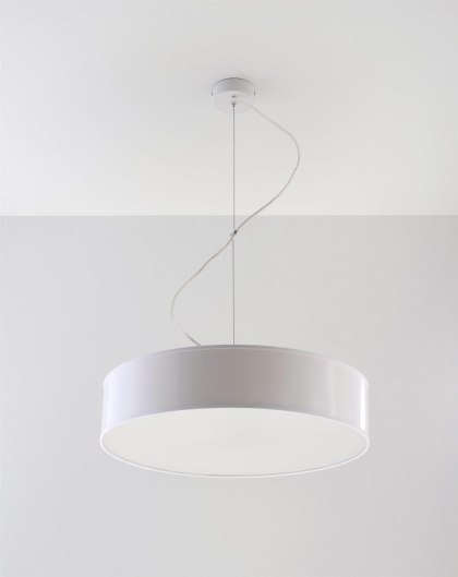 Sollux Lighting Lampa wisząca ARENA 45 biała