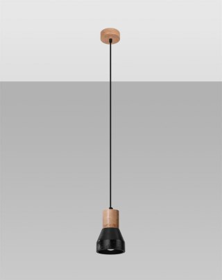 Sollux Lampa wisząca QUBIC czarna