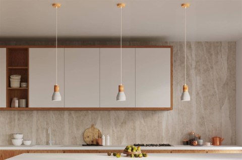 Sollux Lampa wisząca QUBIC szara