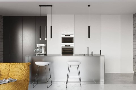 Sollux Lampa wisząca nad Stół Zwis Żyrandol TUBA LED LOFT WEZYR 1 czarna