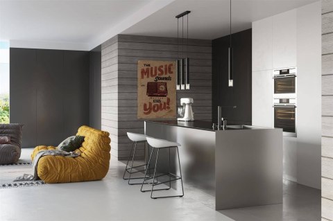 Sollux Lampa wisząca nad Stół Zwis Żyrandol TUBA LED LOFT WEZYR 2 czarna