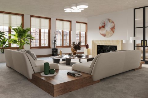 Sollux ARENA 55 biały – duży plafon sufitowy E27