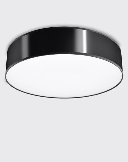 Sollux Lighting Plafon ARENA 55 czarny