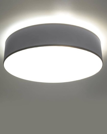 Sollux Lampa Plafon ARENA 55 szary