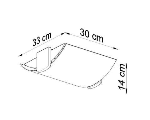 Sollux Lampa Plafon EMILIO