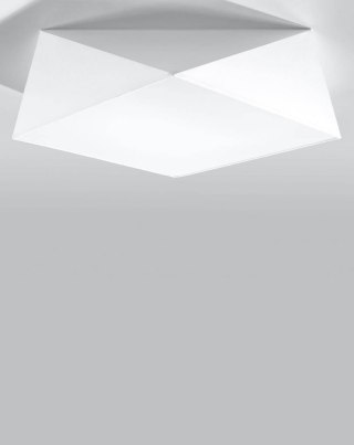 Sollux Lampa Plafon HEXA 45 biały