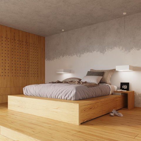 Sollux Lampa Plafon HORUS 55 biały